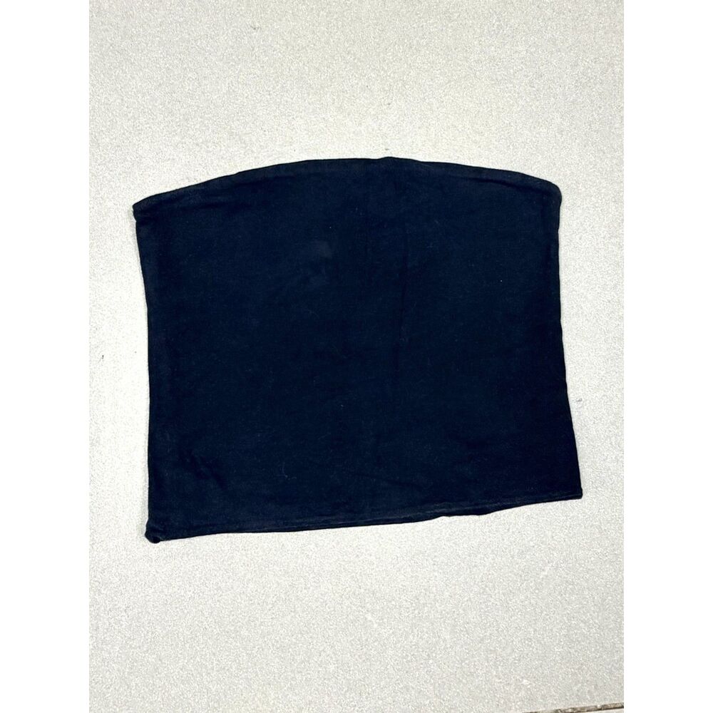 Brandy Melville Black Strapless Tube Top One Size Fitted Bandeau